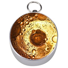 Olive Oil Bubbles Gold Oil Food Silver Compasses by Wegoenart