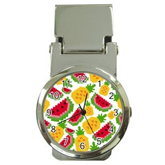 Watermelon Pattern Fruit Summer Money Clip Watches by Wegoenart