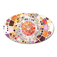 Internet Data Storage Online Oval Magnet by Wegoenart