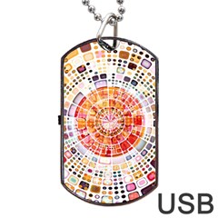 Internet Data Storage Online Dog Tag Usb Flash (two Sides) by Wegoenart