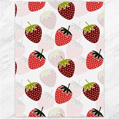 Strawberry Fruit Pattern Background Canvas 12  X 16  by Wegoenart