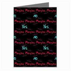 Doodle Lettering Background Greeting Card by Ravend