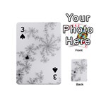 Almond Bread Apple Males Mandelbrot Mathematic Playing Cards 54 Designs (Mini) Front - Spade3
