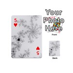 Almond Bread Apple Males Mandelbrot Mathematic Playing Cards 54 Designs (Mini) Front - Heart5