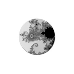 Apple Males Almond Bread Abstract Golf Ball Marker by danenraven