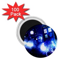 Tardis Background Space 1 75  Magnets (100 Pack)  by Jancukart