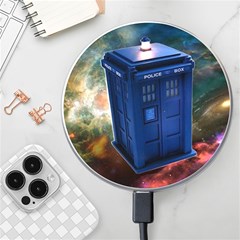 The Police Box Tardis Time Travel Device Used Doctor Who Wireless Charger by Jancukart