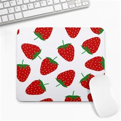 Seamless-pattern-fresh-strawberry Large Mousepad by Jancukart