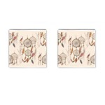 Coloured-dreamcatcher-background Cufflinks (Square) Front(Pair)