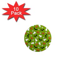 Pattern Seamless Halloween Fall 1  Mini Magnet (10 Pack)  by Wegoenart