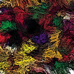 Abstract Painting Colorful Play Mat (square) by Wegoenart