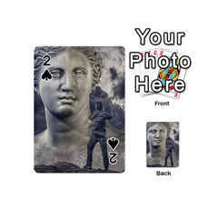 Men Taking Photos Of Greek Goddess Playing Cards 54 Designs (mini) by dflcprintsclothing