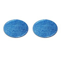Blue Denim  Cufflinks (oval) by ConteMonfrey