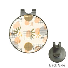 Abstract Art Hat Clips With Golf Markers by designsbymallika