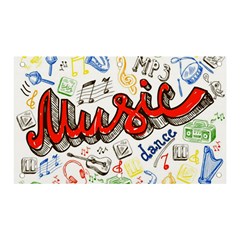 Music-color-elements Banner And Sign 5  X 3  by Wegoenart