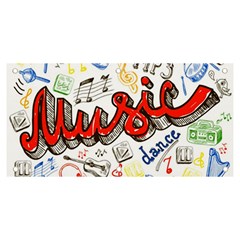 Music-color-elements Banner And Sign 6  X 3  by Wegoenart