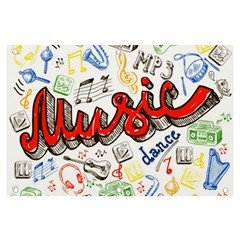 Music-color-elements Banner And Sign 6  X 4  by Wegoenart