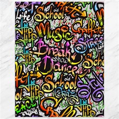 Graffiti Word Seamless Pattern Canvas 12  X 16  by Wegoenart