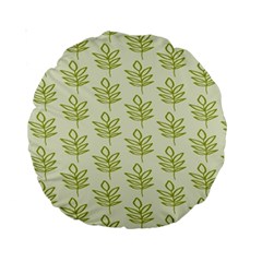 Autumn Leaves Standard 15  Premium Round Cushions by ConteMonfrey