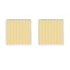 Orange Autumn Leaves Cufflinks (square) by ConteMonfrey