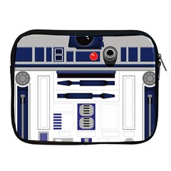 Robot R2d2 R2 D2 Pattern Apple Ipad 2/3/4 Zipper Cases by Jancukart