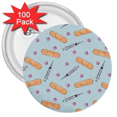 Medicine Items 3  Buttons (100 Pack)  by SychEva