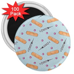 Medicine Items 3  Magnets (100 Pack) by SychEva