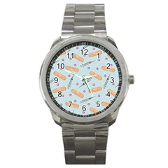 Medicine Items Sport Metal Watch by SychEva