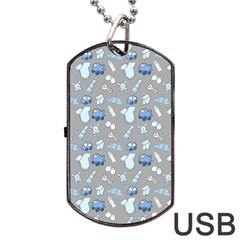 Cute Baby Stuff Dog Tag Usb Flash (one Side) by SychEva