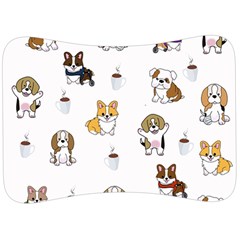 Hot Chocolate Puppies Hot Cocoa Velour Seat Head Rest Cushion by Wegoenart