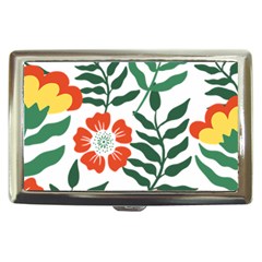 Painting Flower Leaves Forest Cigarette Money Case by Wegoenart