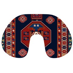 Armenian Old Carpet  Travel Neck Pillow by Gohar