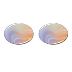 Gradient Purple, Orange Cufflinks (oval) by ConteMonfrey