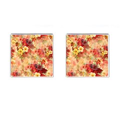 Seamless Pattern Textile Surface Luxury Vintage Cufflinks (square) by Wegoenart