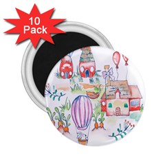 Easter Village  2 25  Magnets (10 Pack)  by ConteMonfrey