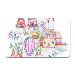 Easter Village  Magnet (rectangular) by ConteMonfrey