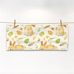 Cute Rabbits - Easter Spirit  Hand Towel by ConteMonfrey