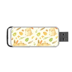 Cute Rabbits - Easter Spirit  Portable Usb Flash (one Side) by ConteMonfrey