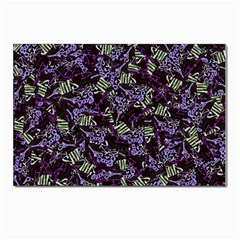 Abstract Collage Random Pattern Postcards 5  X 7  (pkg Of 10) by dflcprintsclothing