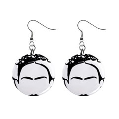Frida Kahlo  Mini Button Earrings by Sobalvarro