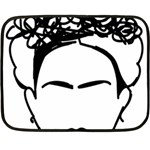 Frida Kahlo  Double Sided Fleece Blanket (Mini)  35 x27  Blanket Front