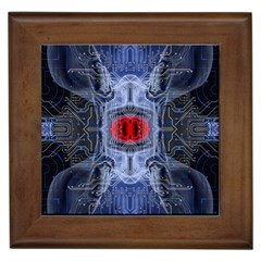 Art Robot Artificial Intelligence Technology Framed Tile by Ravend