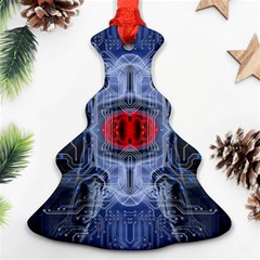 Art Robot Artificial Intelligence Technology Ornament (christmas Tree)  by Ravend