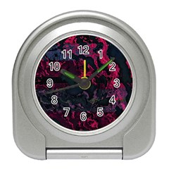 Granite Glitch Travel Alarm Clock by MRNStudios