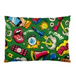 Pop Art Colorful Seamless Pattern Pillow Case (Two Sides) Back