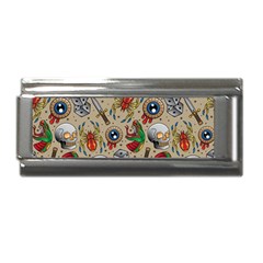 Tattoo Pattern Superlink Italian Charm (9mm) by Pakemis