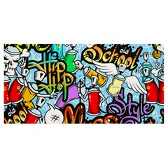 Graffiti Characters Seamless Patterns Banner And Sign 8  X 4  by Pakemis