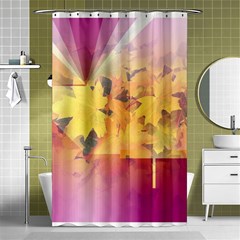 Colorful Nature Shower Curtain 48  X 72  (small)  by Sparkle