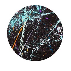 Abstract Colorful Texture Mini Round Pill Box (pack Of 3) by Pakemis