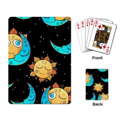 Seamless Pattern With Sun Moon Children Playing Cards Single Design (rectangle) by Pakemis